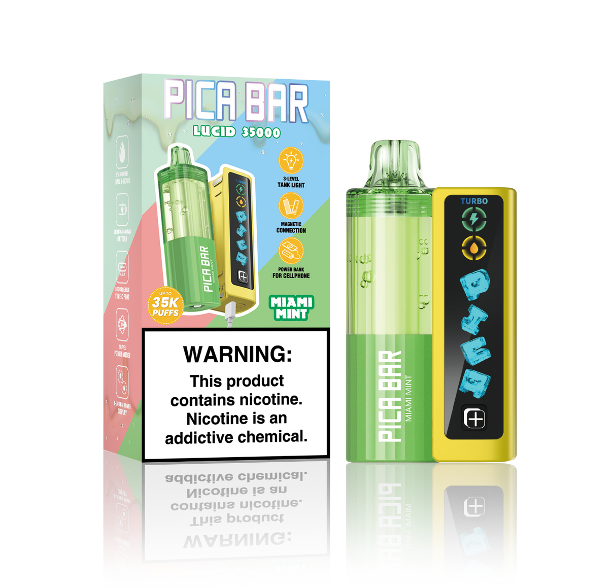 PICA BAR "Lucid" 35K Disposable KIT - 35,000 Puff
