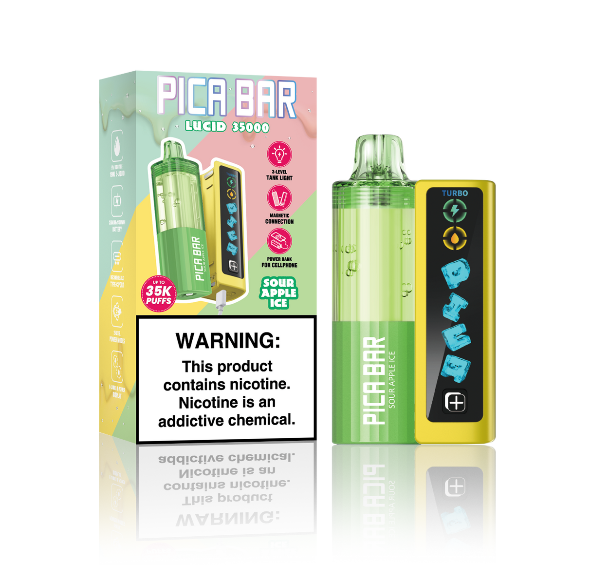 PICA BAR "Lucid" 35K Disposable KIT - 35,000 Puff