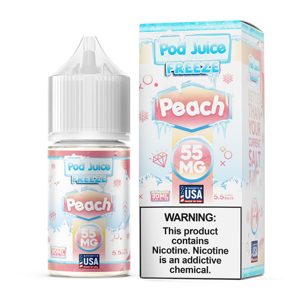 Pod Juice FREEZE - Peach - 30ML E-Liquid