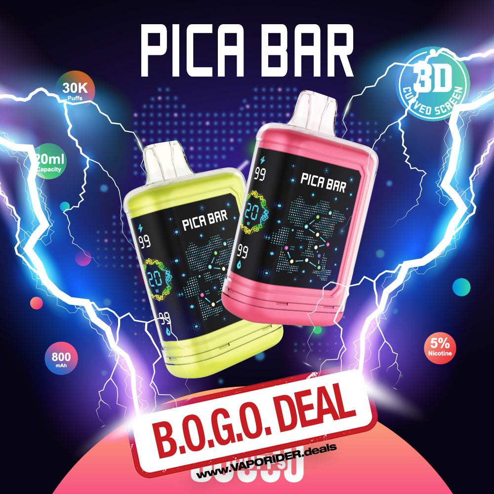 PICA BAR Super Pro 30K Puff Disposable Device - 30000 Puffs