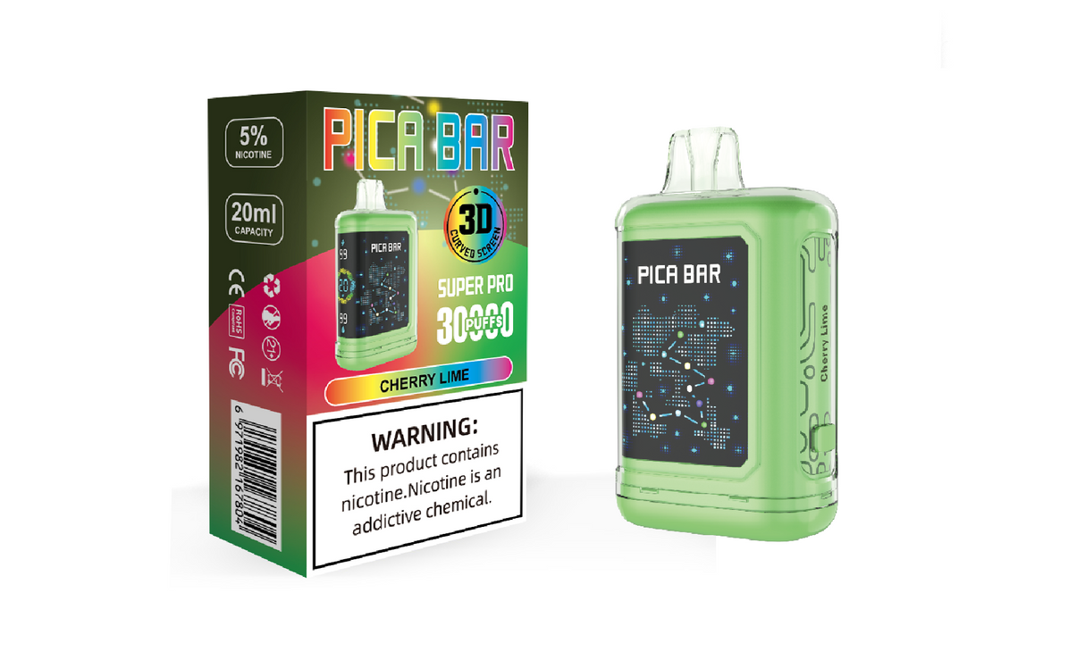 🎁 PICA BAR Super Pro 30K Puff Disposable Device - 30000 Puffs (50% off)