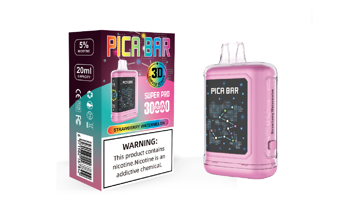 🎁 PICA BAR Super Pro 30K Puff Disposable Device - 30000 Puffs (50% off)