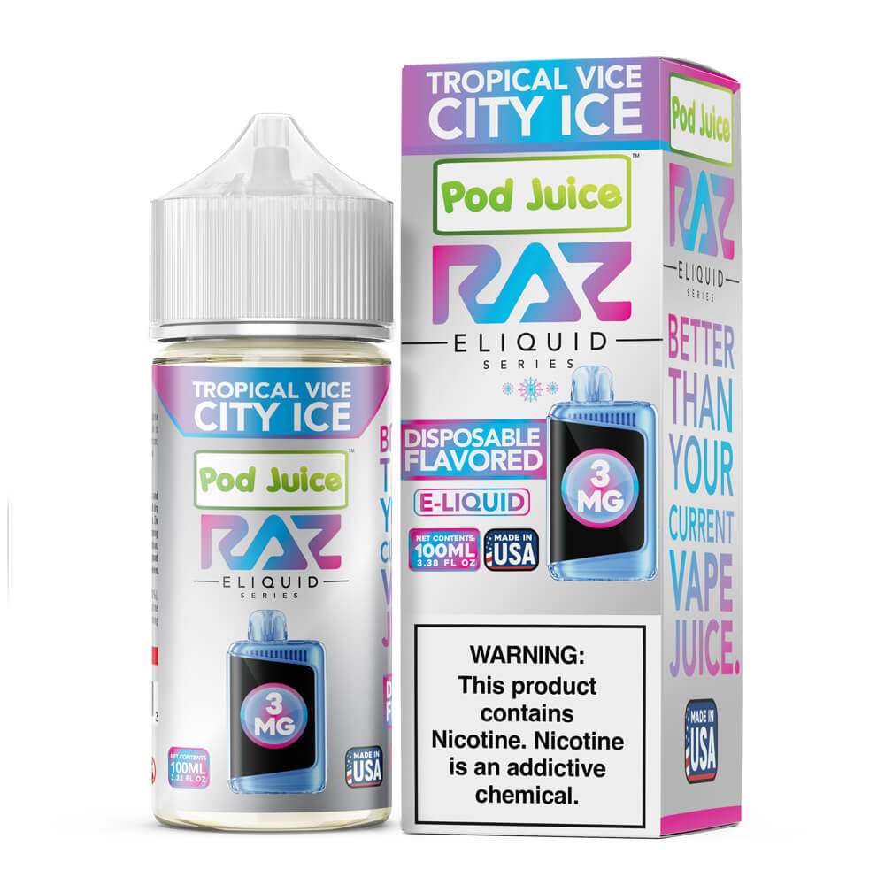 POD Juice x RAZ E-Liquid - 100mL