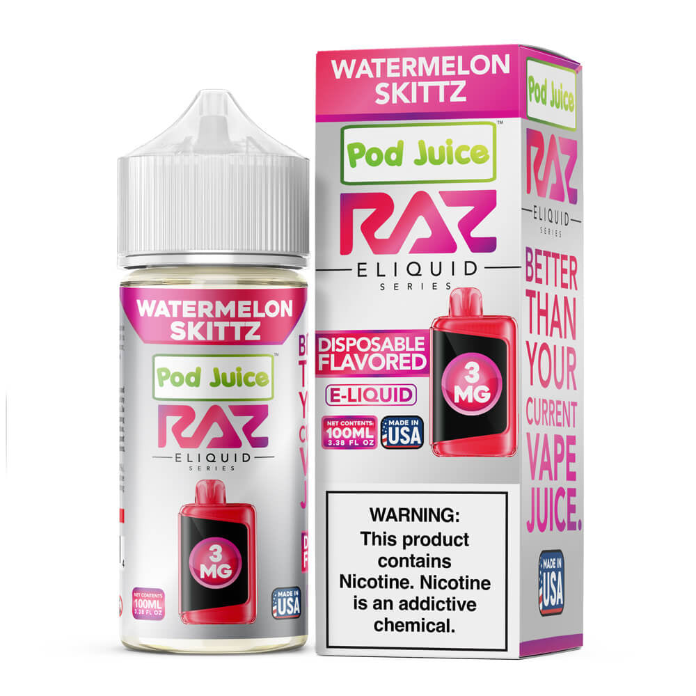 POD Juice x RAZ E-Liquid - 100mL