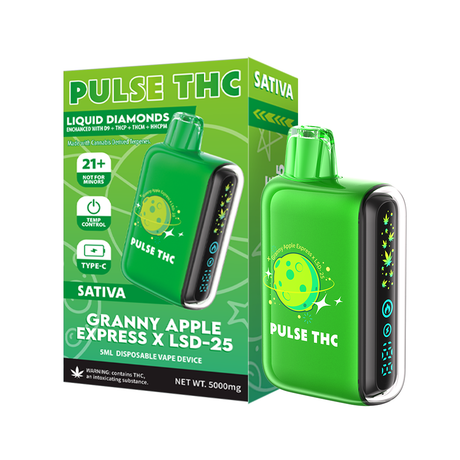 Pulse THC Liquid Diamond 5G Disposable - Top-Rated Vapes | VapoRider Pulse THC Liquid Diamond 5G Disposable - Top-Rated Vapes | VapoRider