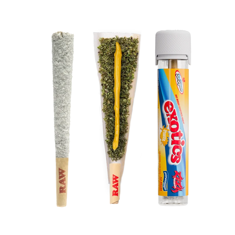 Ice Kream x Zaza "Exotics" Powered Donuts THC-A 2.5g Pre Rolls - Single