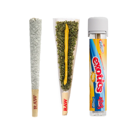 Ice Kream x Zaza "Exotics" Powered Donuts THC-A 2.5g Pre Rolls - Single