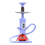 Periwinkle Purple Cloud X Hookah: Elegant Periwinkle Purple FZZYBAR Cloud X Hybrid Hookah with portable design.