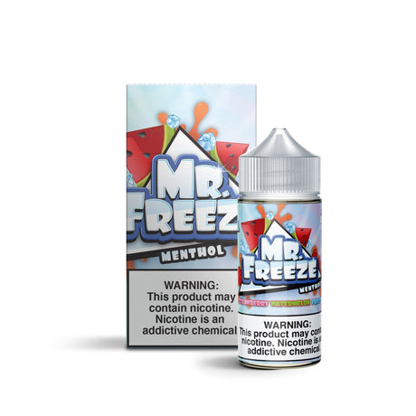 Mr. Freeze Tobacco-Free Nicotine Series | 100mL - Strawberry Watermelon Frost with Packaging