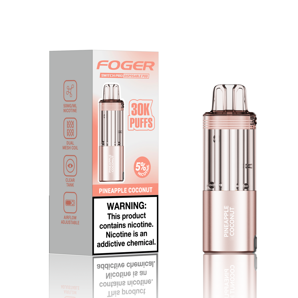 FOGER Switch Pro 30K Disposable Device POD - 30,000 Puff