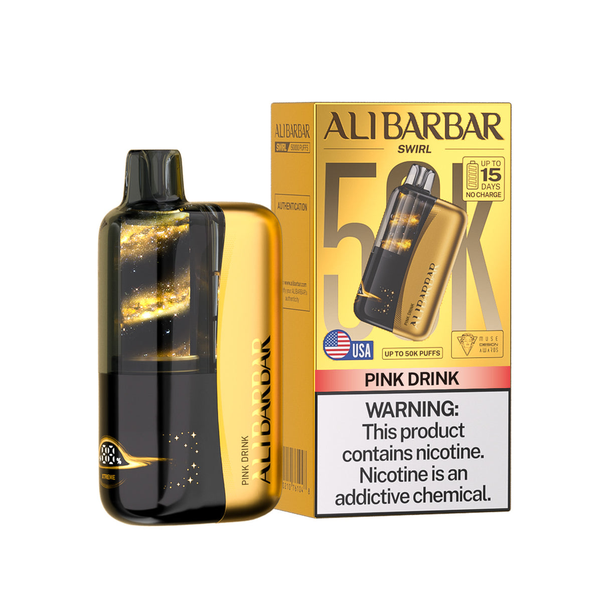 ALI BARBAR "SWIRL" 50K Puff Disposable Device - 50,000