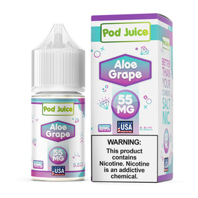 Pod Juice Aloe Grape 30ML Nicotine Salt – Aloe Vera Grape Vape Juice