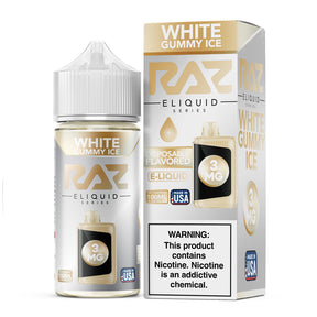 Pod Juice X RAZ White Gummy Ice 100ML – Pineapple Gummy Candy Menthol Vape Juice