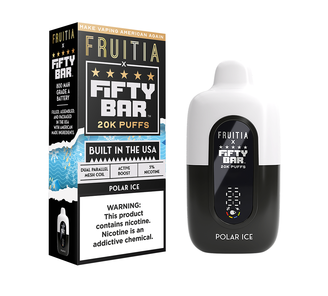 FRUTIA x FIFTY BAR 20K Puff Disposable Device - 20000 Puffs