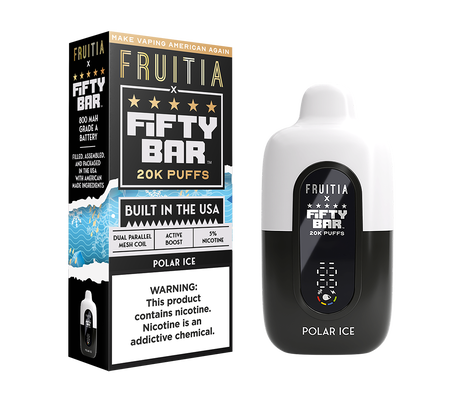 FRUTIA x FIFTY BAR 20K Puff Disposable Device - 20000 Puffs