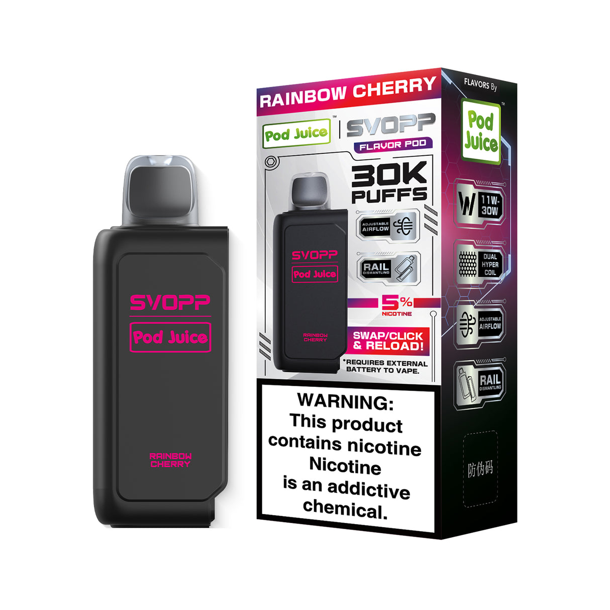 OXBAR x Pod Juice SVOPP 30K Disposable POD – 30,000 Puffs