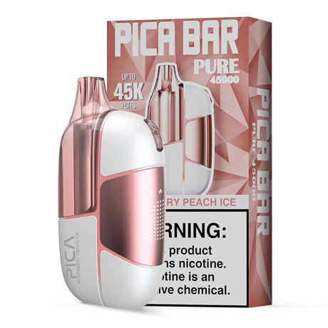 Assembled in USA | PICA BAR “Pure” 45K Puff Disposable Device - 45,000