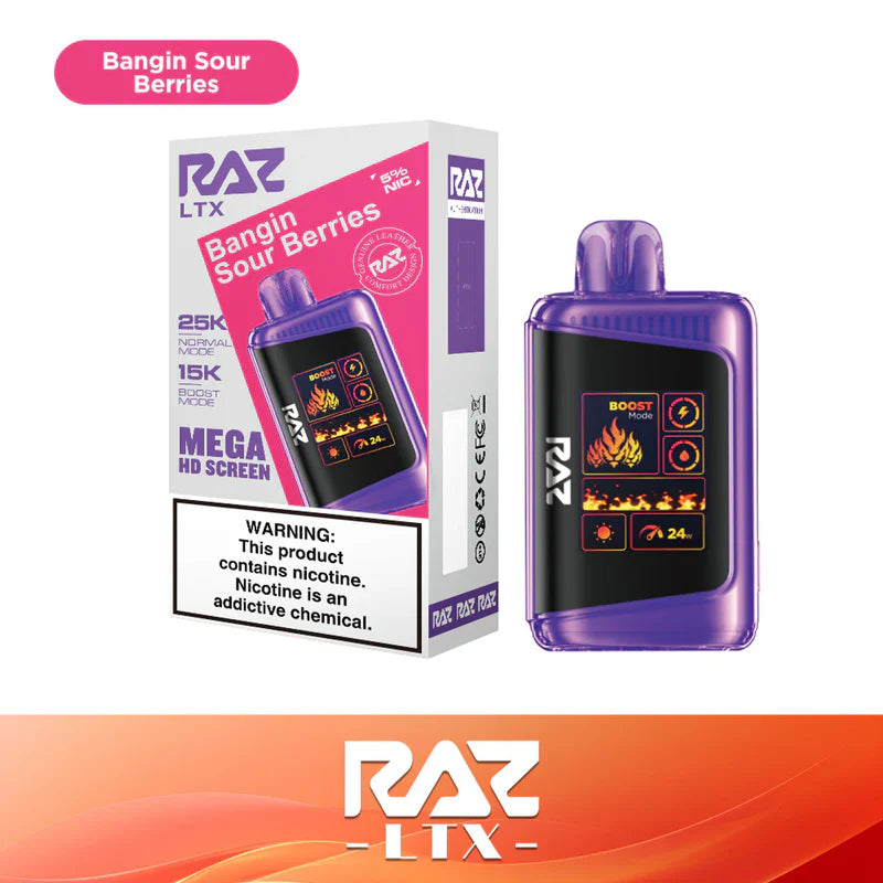 RAZ LTX 25K Puff Disposable Device – 25000 Puffs