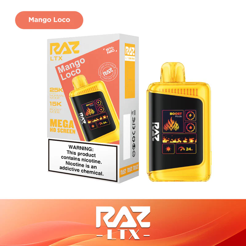 RAZ LTX 25K Puff Disposable Device – 25000 Puffs