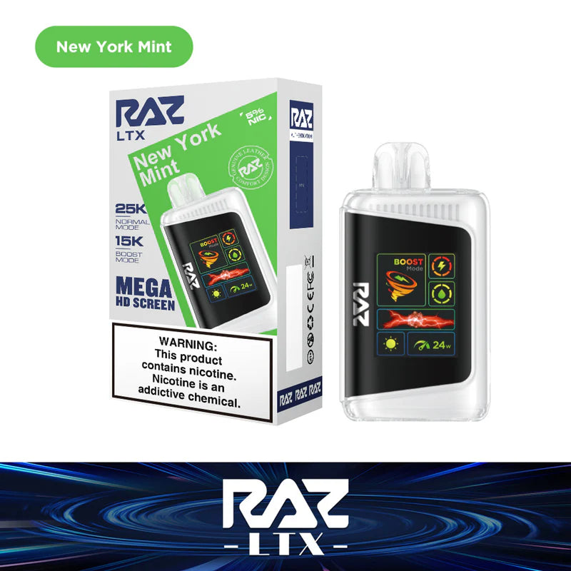 RAZ LTX 25K Puff Disposable Device – 25000 Puffs