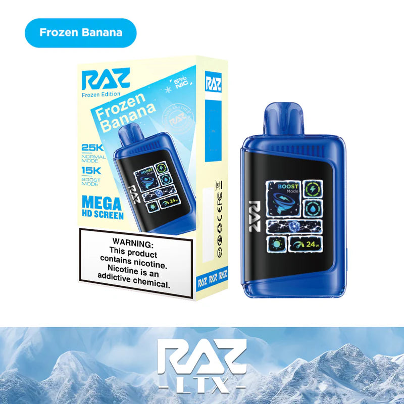 RAZ LTX 25K Puff "Frozen Edition" Disposable Device – 25000 Puffs