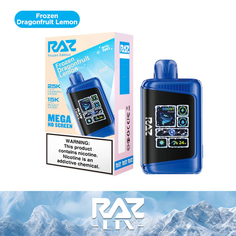 RAZ LTX 25K Puff "Frozen Edition" Disposable Device – 25000 Puffs