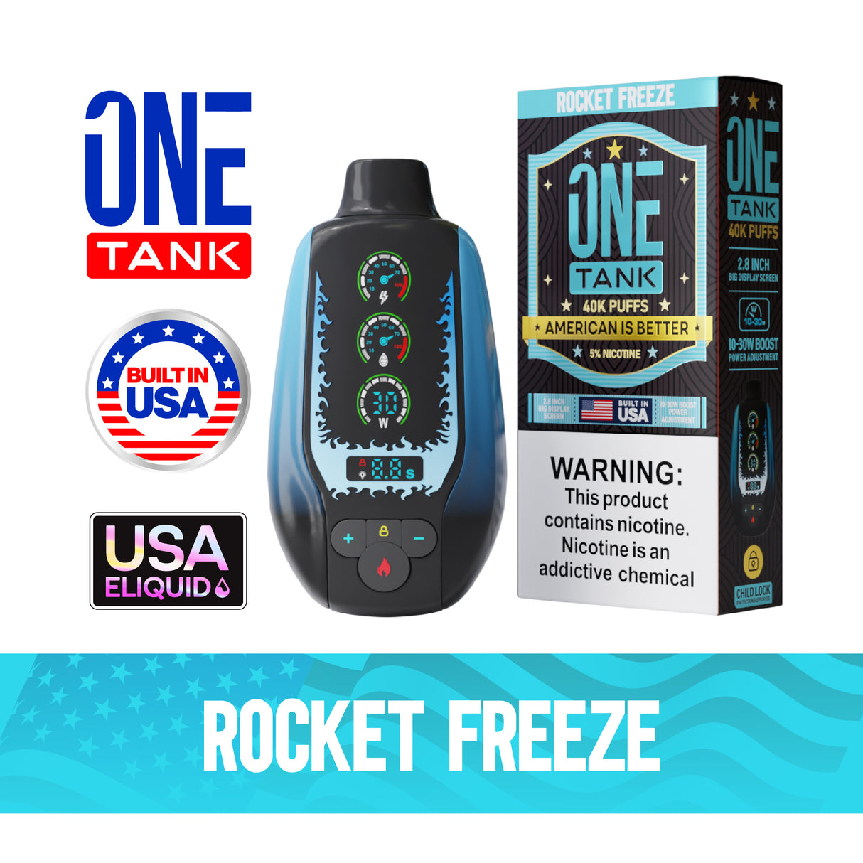 ONE TANK 40K Disposable Device - 40,000 Puffs