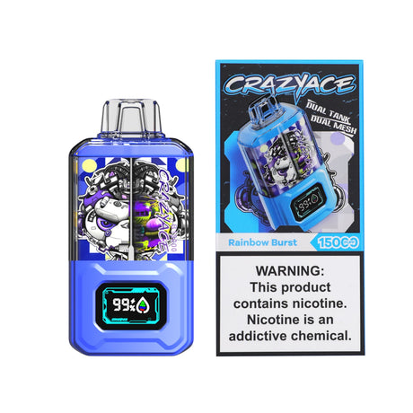 CRAZYACE B15000 Rechargeable Disposable Device 900mah – 15000 Puffs