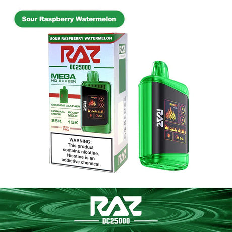 Raz DC25000 25K Puff Rechargeable Disposable Device – 25000 Puffs