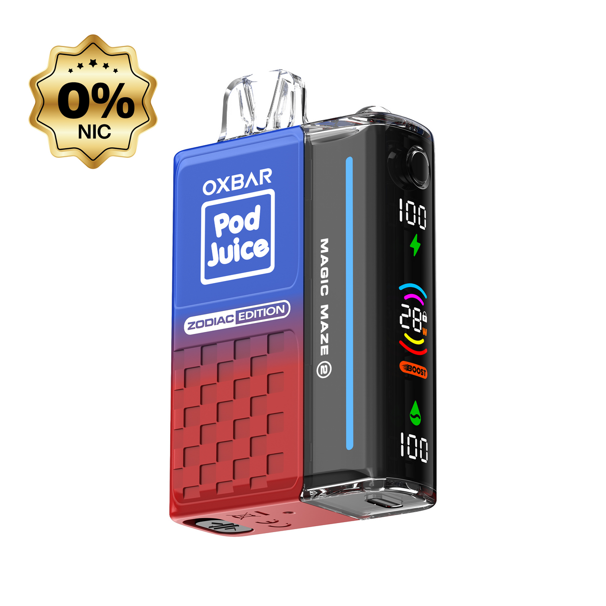 Oxbar x Pod Juice Magic Maze 2.0 30K ZERO Nicotine Disposable Device - 30,000 Puffs
