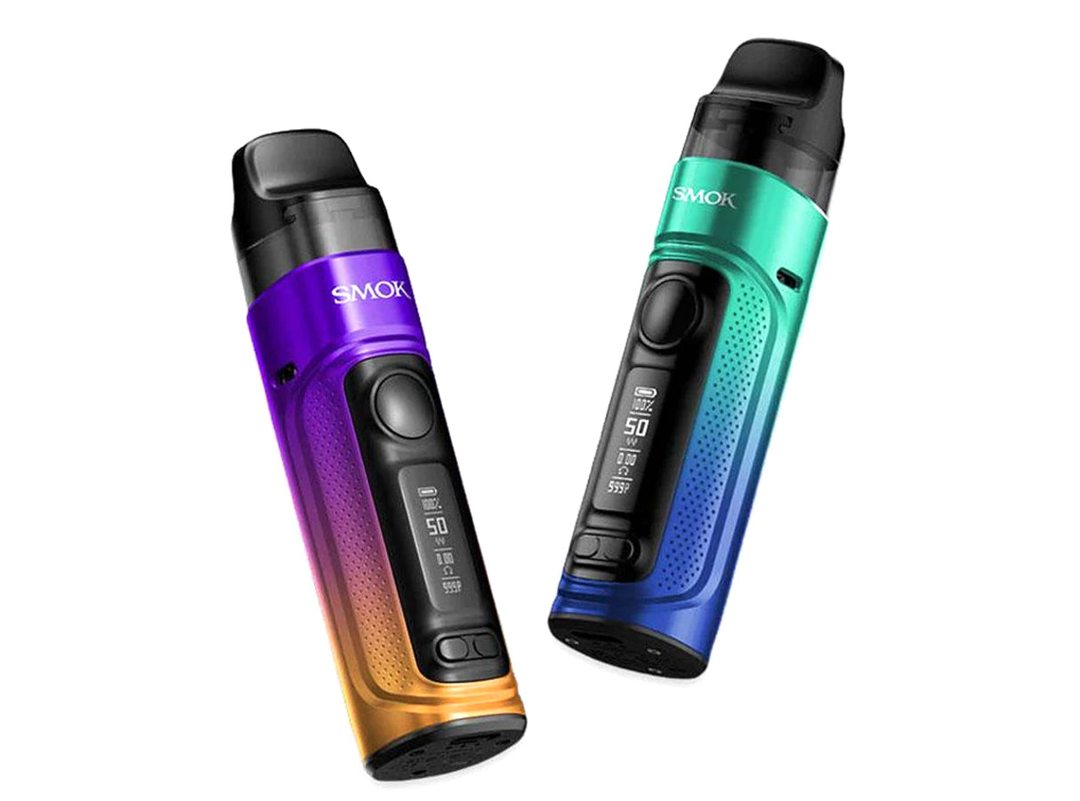 SMOK RPM C 50W Pod Kit – compact pod mod with OLED display and airflow switch.


