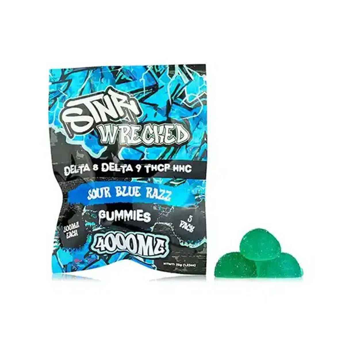 STNR CREATIONS Wrecked Gummies 4000mg - 5 Count