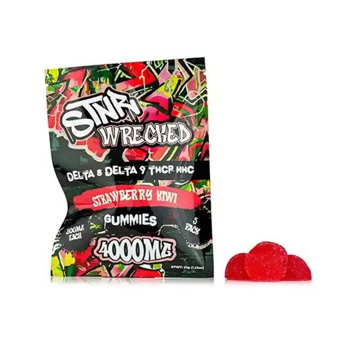 STNR CREATIONS Wrecked Gummies 4000mg - 5 Count