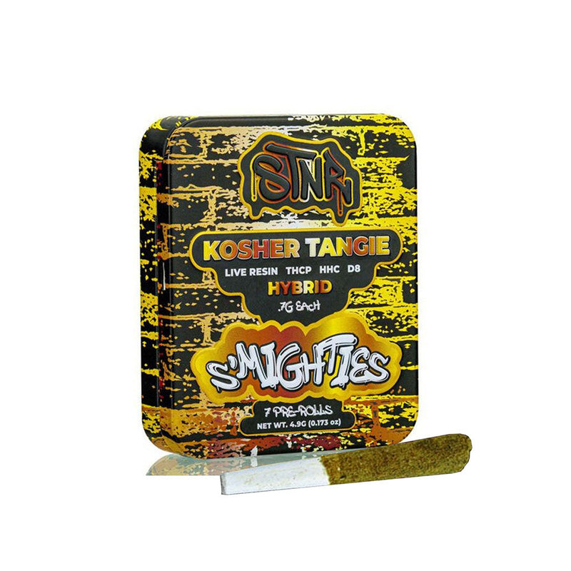 STNR CREATIONS S'Mighties Live Resin THCP HHC D8 Pre-rolls 4.9G