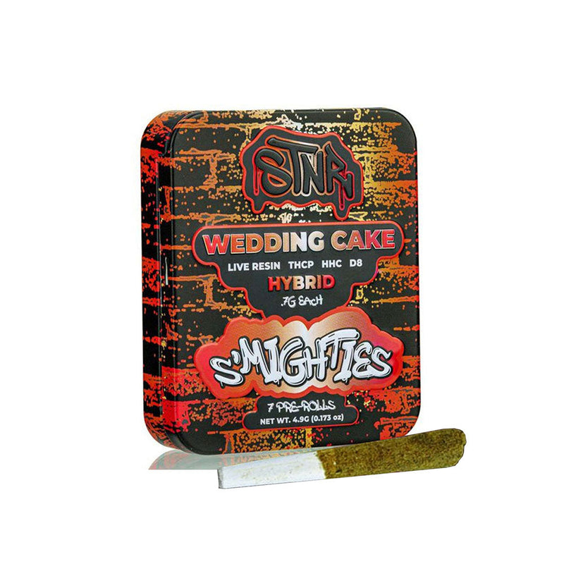 STNR CREATIONS S'Mighties Live Resin THCP HHC D8 Pre-rolls 4.9G