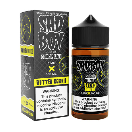 Sadboy Butter Cookie E-Liquid 100mL Bottle – Smooth Buttery Dessert Flavor