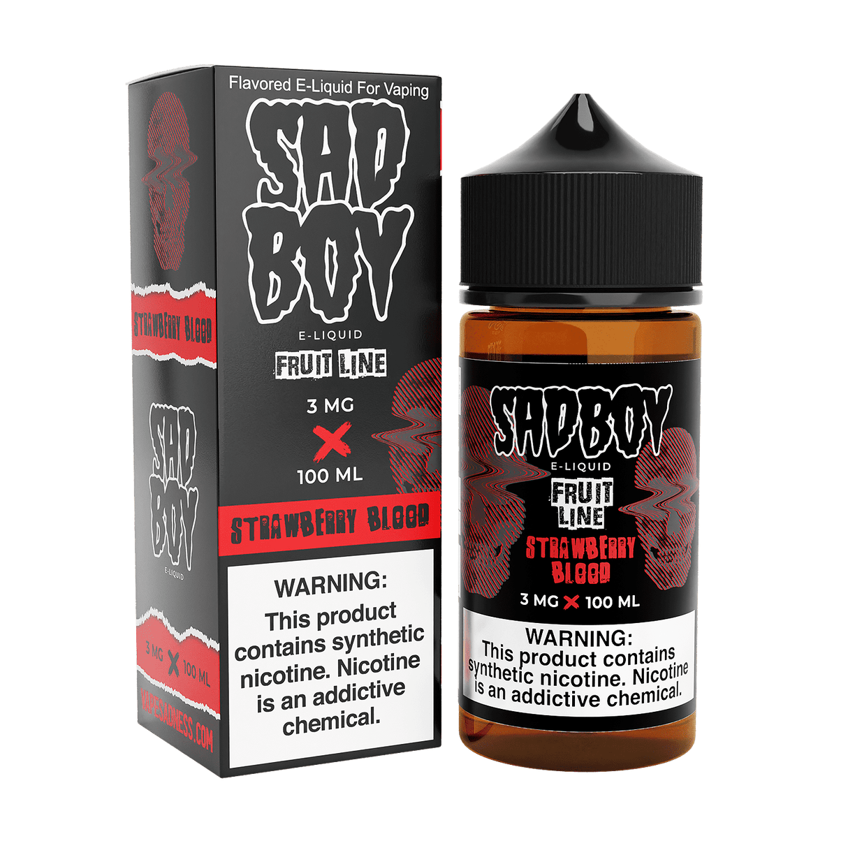 SADBOY E-Liquid - Strawberry Blood 100ML Fruit Line Series