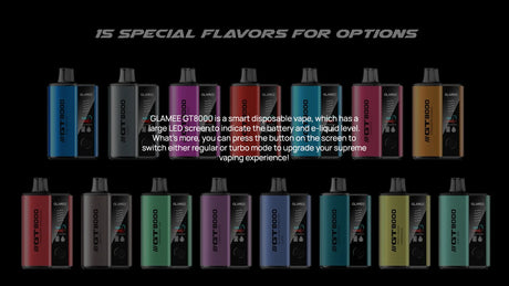 GLAMEE GT8000 Rechargeable Disposable Device – 8000 Puffs
