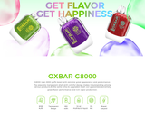 OXBAR G8000 Disposable Device - 8000 Puffs