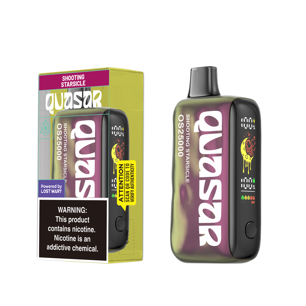 QUASAR OS25000 Powered By LOST MARY Disposable Device – 25000 Puffs