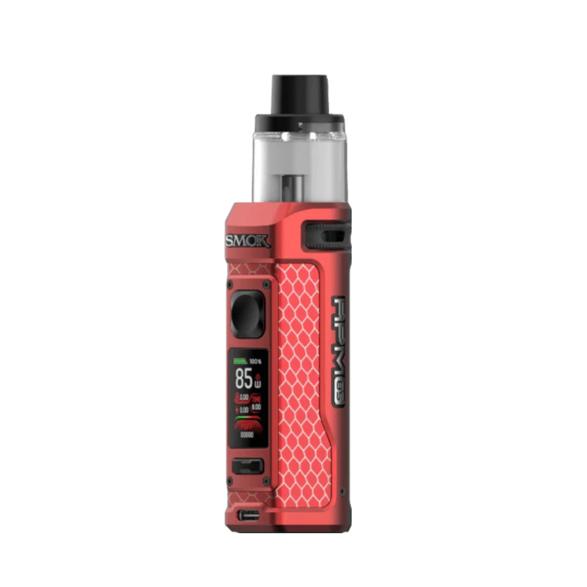 SMOK RPM 85 Pod Mod Kit with 6mL pod and adjustable airflow, compact high-performance device.