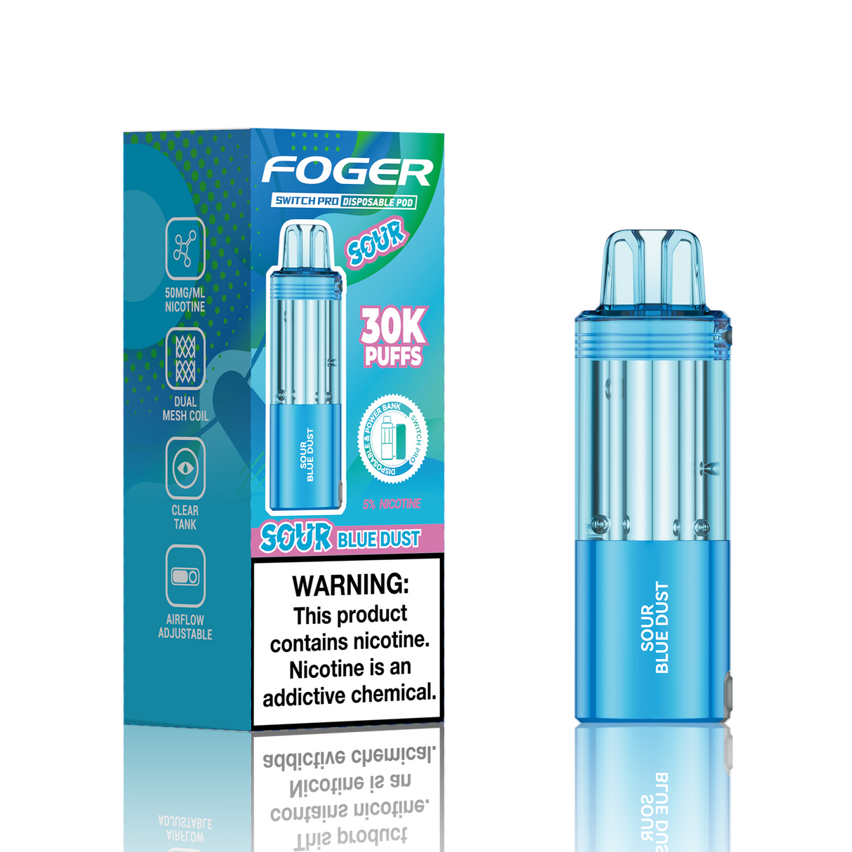 FOGER Switch Pro 30K Disposable Device POD - 30,000 Puff