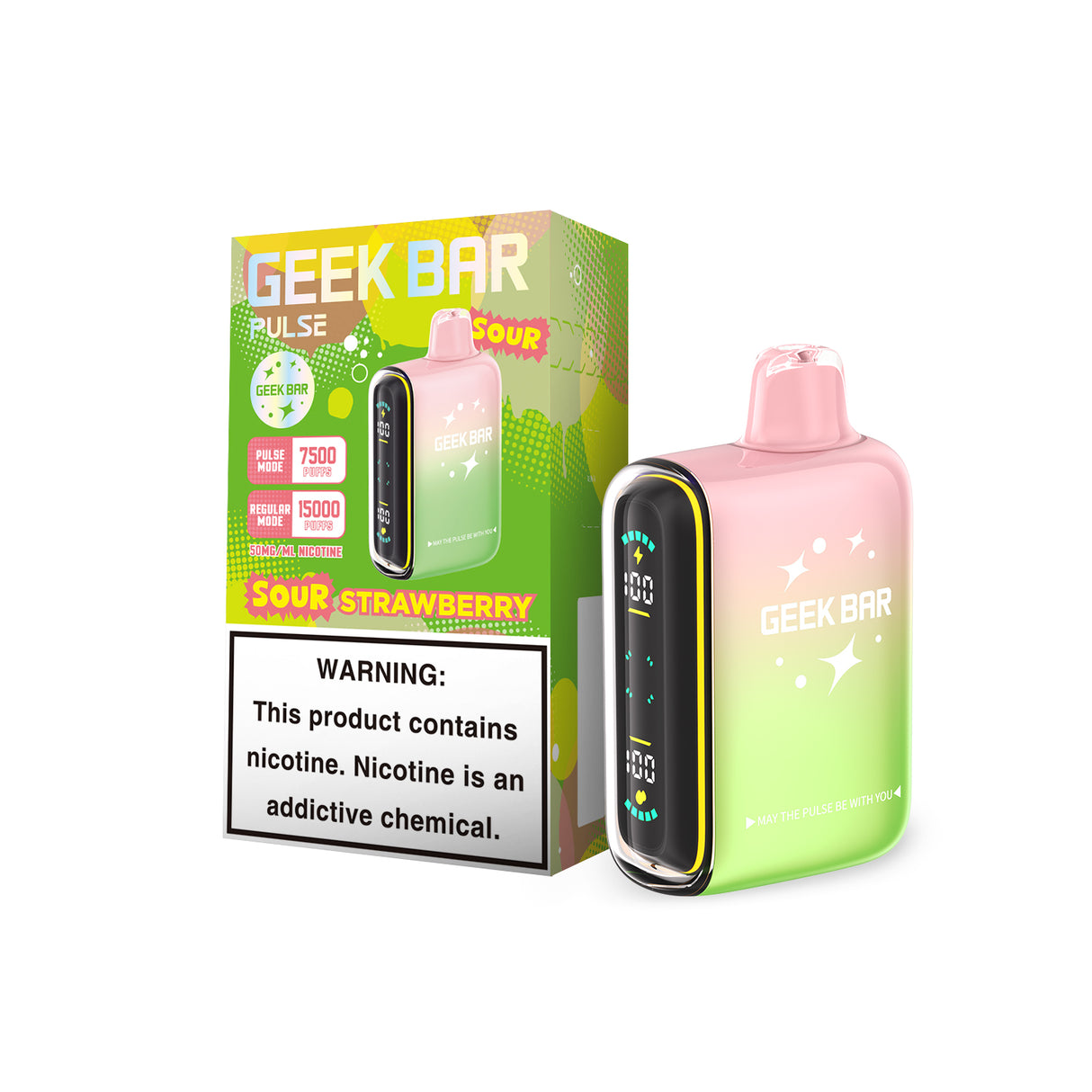 Geek Bar Pulse 15K Sour Edition Disposable Device – 15000 Puffs