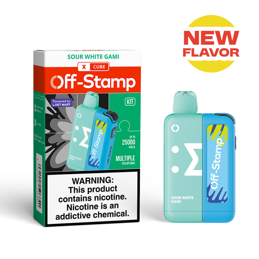Off-Stamp X-CUBE 25K Disposable KIT Powered By LOST MARY – 25000 Puffs