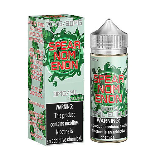 120mL NOMENON Spearnomenon E-Liquid Bottle with Spearmint Flavor