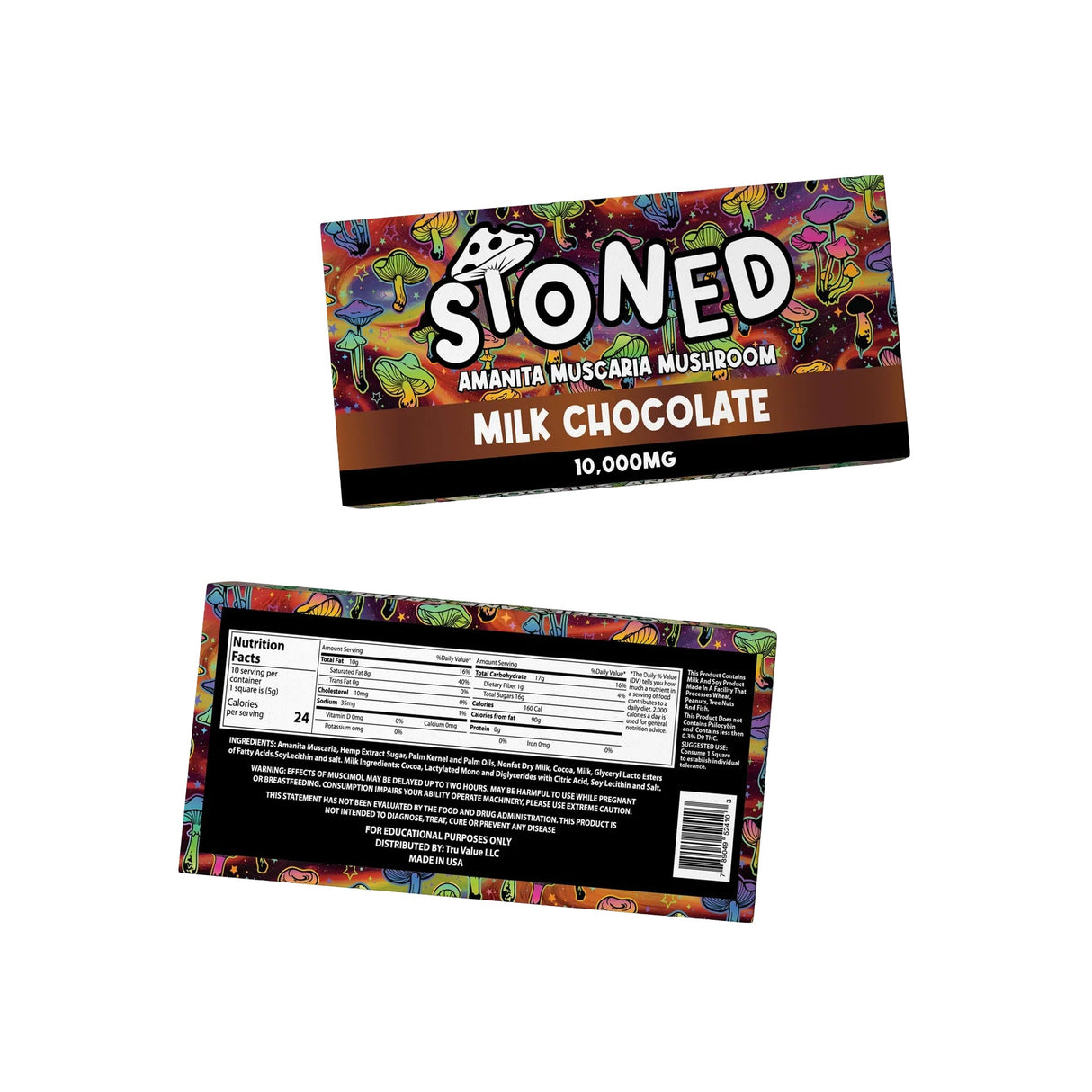 STONED Amanita Muscaria Mushroom Chocolate 10000MG