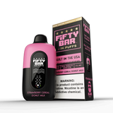 FIFTY BAR "Black Series" Powered by BEARD VAPE Co. 20K Puff Disposable Device - 20000 Puffs