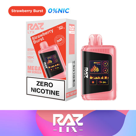 RAZ LTX 25K Zero Nicotine Disposable Device – 25,000 Puffs