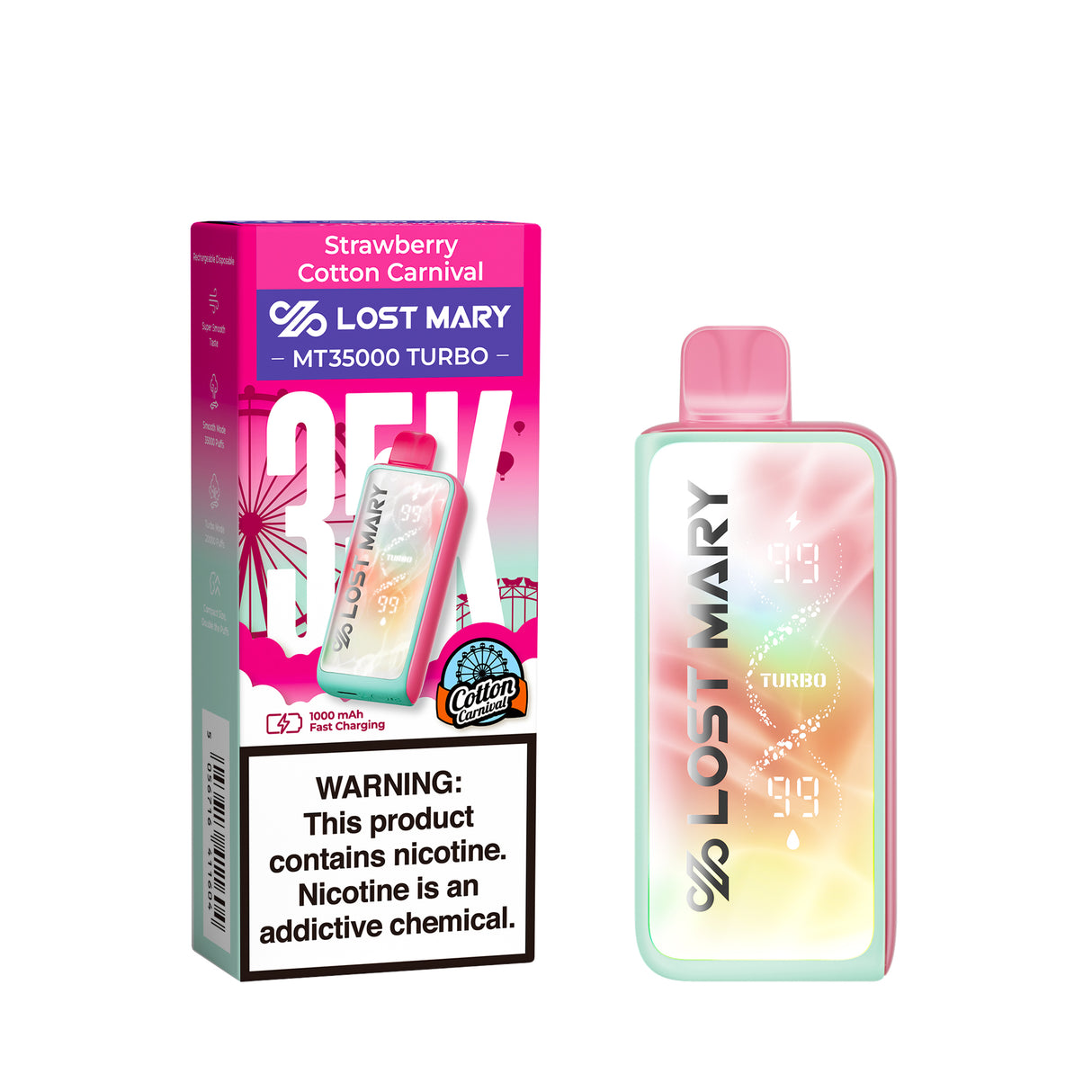 Lost Mary MT35K "Cotton Carnival" Edition Disposable Device - 35,000 Puffs