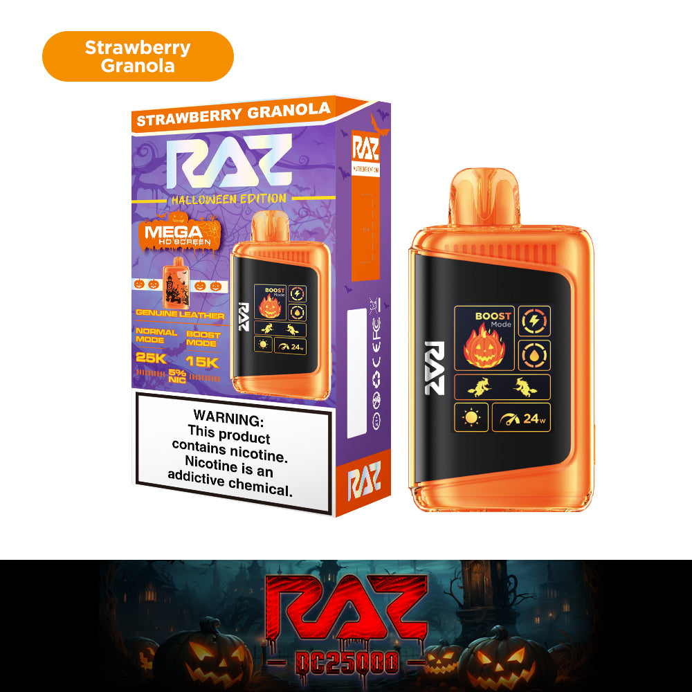 Raz DC25000 25K Puff Halloween Edition Rechargeable Disposable Device – 25000 Puffs